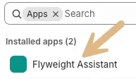 Åtkomst till Shopify-app